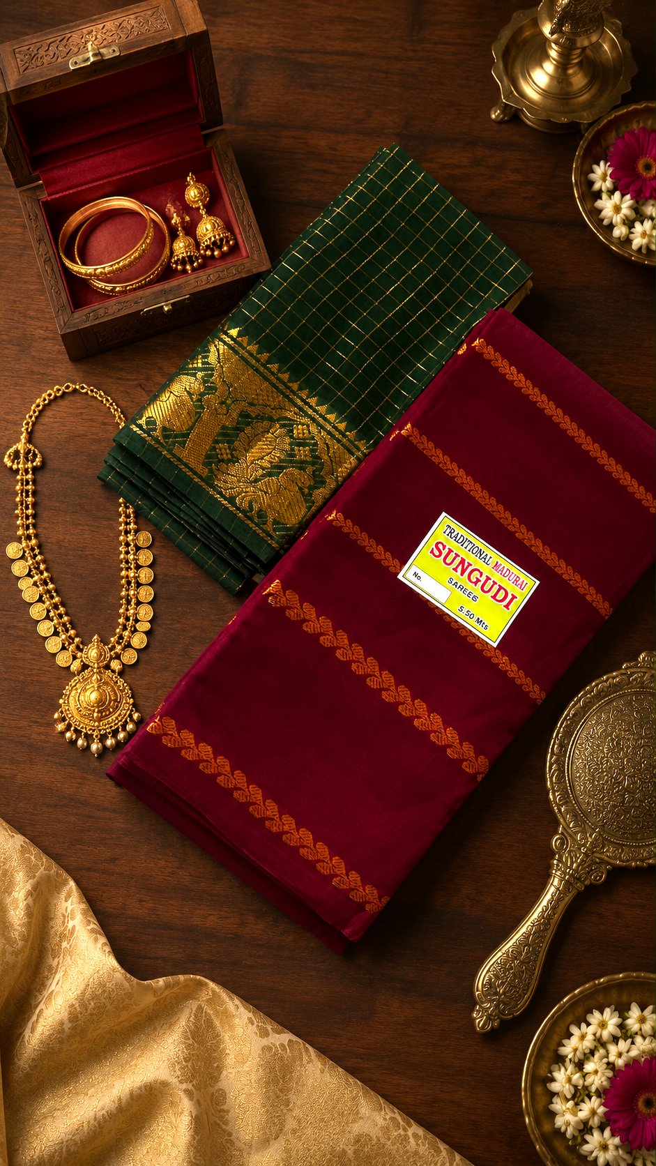 Velthari - Dark Maroon and Dark Green