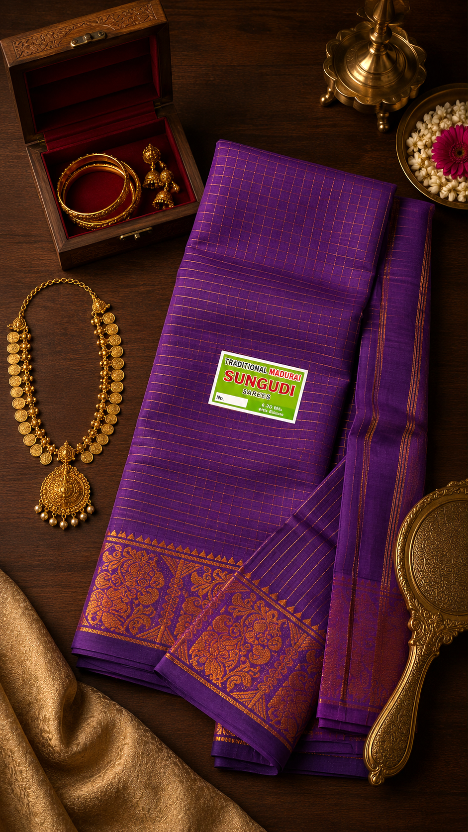 Zari Kattam - Kathiri Purple