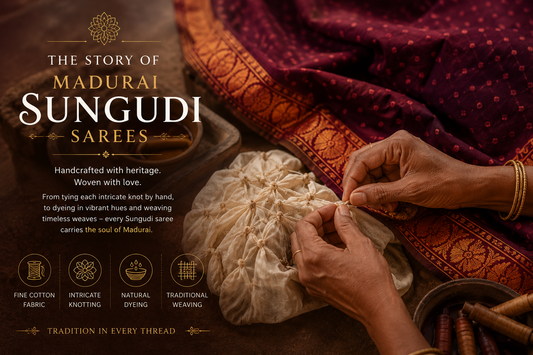 The Art of Tie & Dye: How a Madurai Sungudi Saree is Born