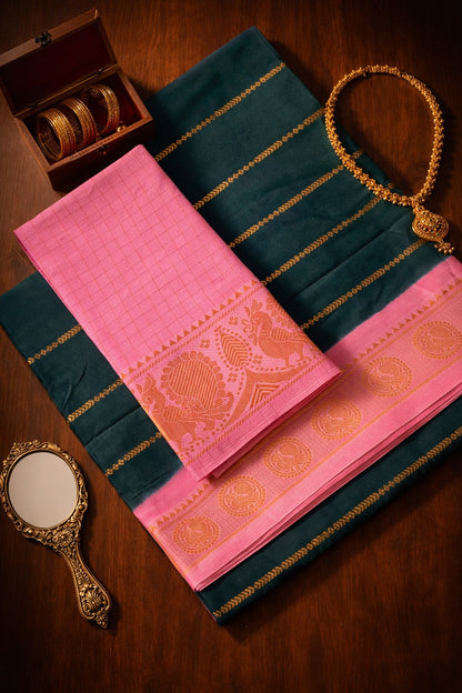 Velthari - Bottle Green X Pink