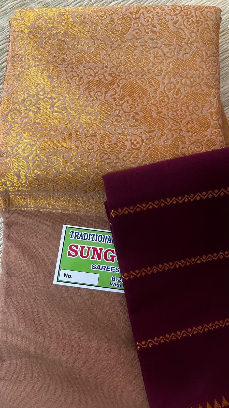 Swarnavanam - Coconut Shell and Maroon
