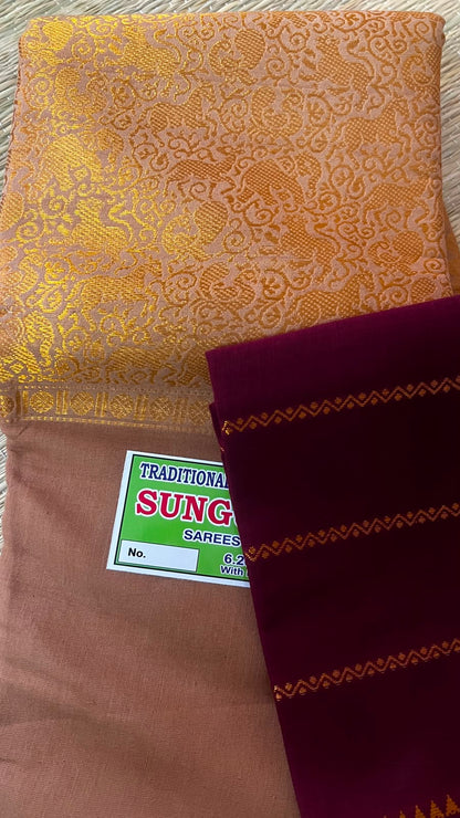 Swarnavanam - Coconut Shell and Maroon