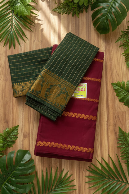 Velthari -  Dark Maroon and Dark Green