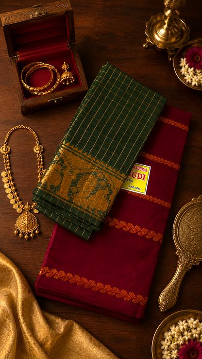 Velthari -  Dark Maroon and Dark Green