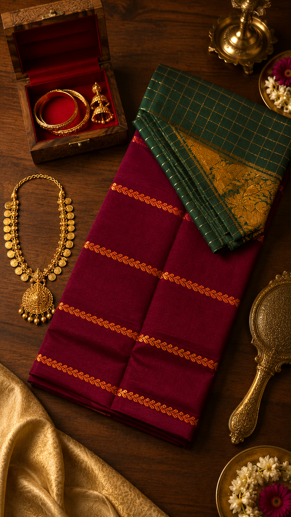 Velthari -  Dark Maroon and Dark Green