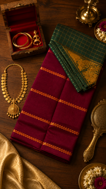 Velthari -  Dark Maroon and Dark Green