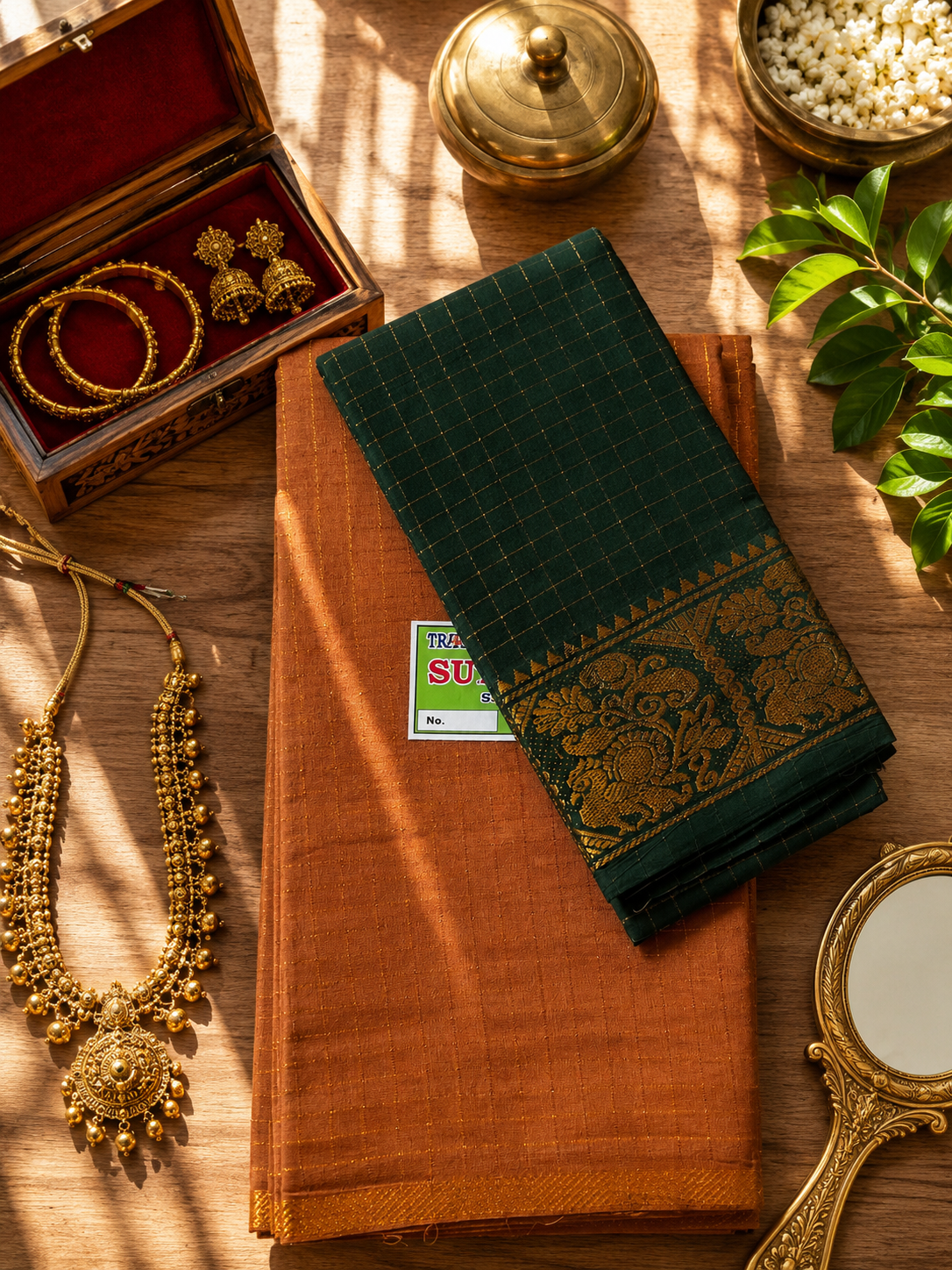 Heritage Checks – Dark Mustard and Green