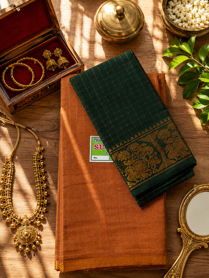 Heritage Checks – Dark Mustard and Green