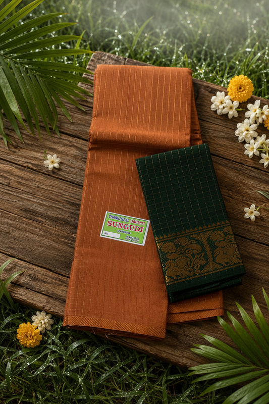 Heritage Checks – Dark Mustard and Green