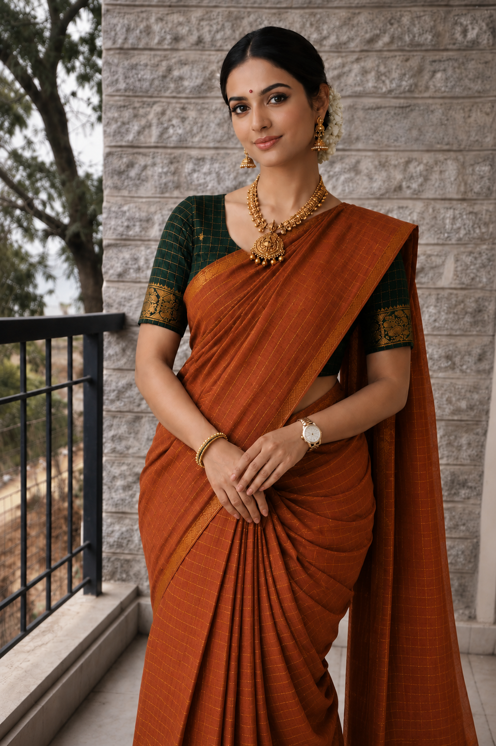 Heritage Checks – Dark Mustard and Green