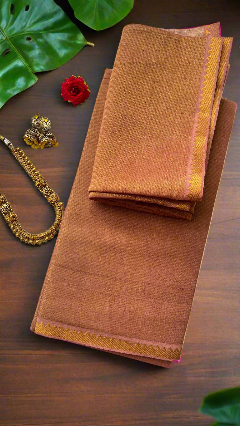 Tissue sungudi saree