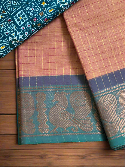 Sungudi Cotton Saree
