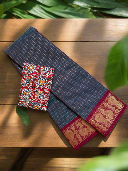 Sungudi Cotton Saree