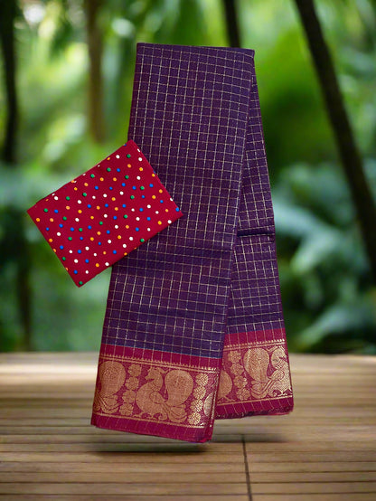Sungudi Cotton saree