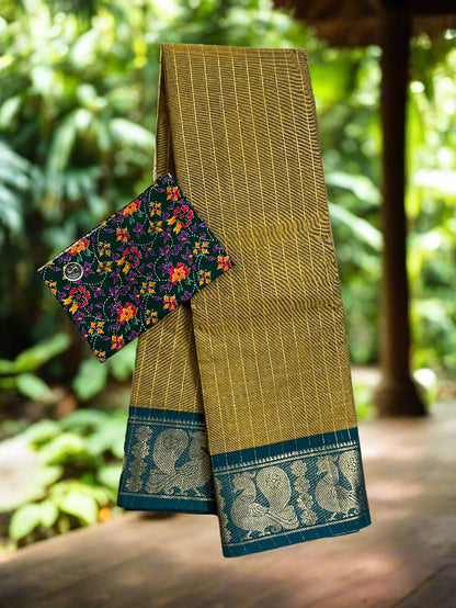 Sungudi cotton saree