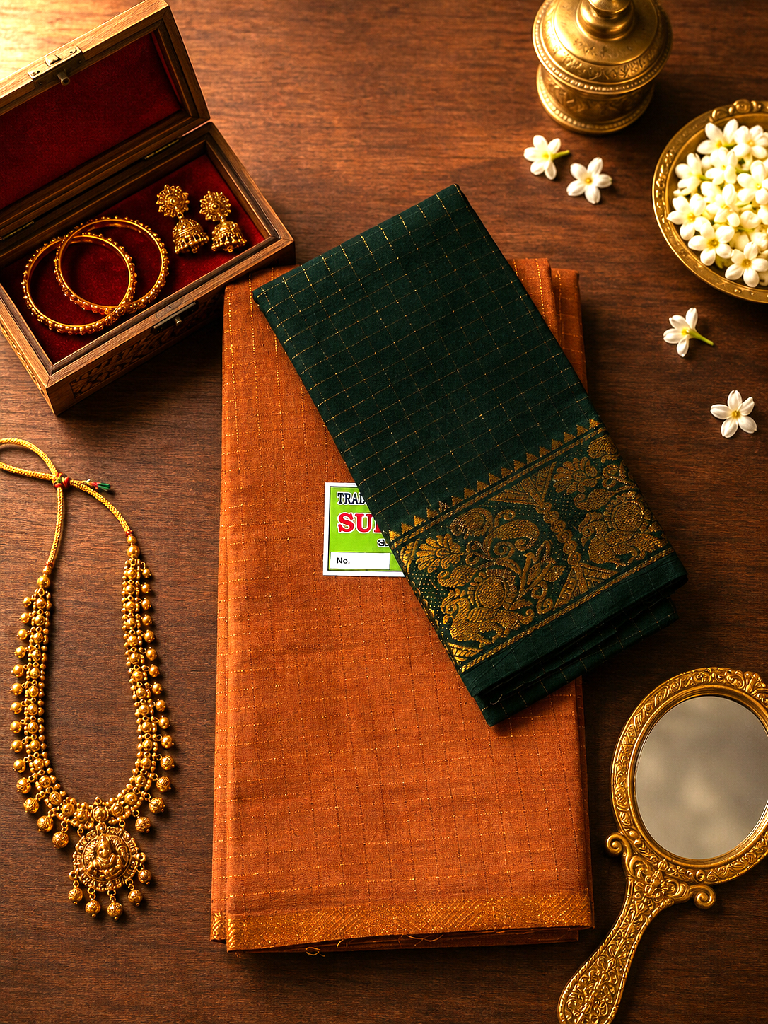 Heritage Checks – Dark Mustard and Green