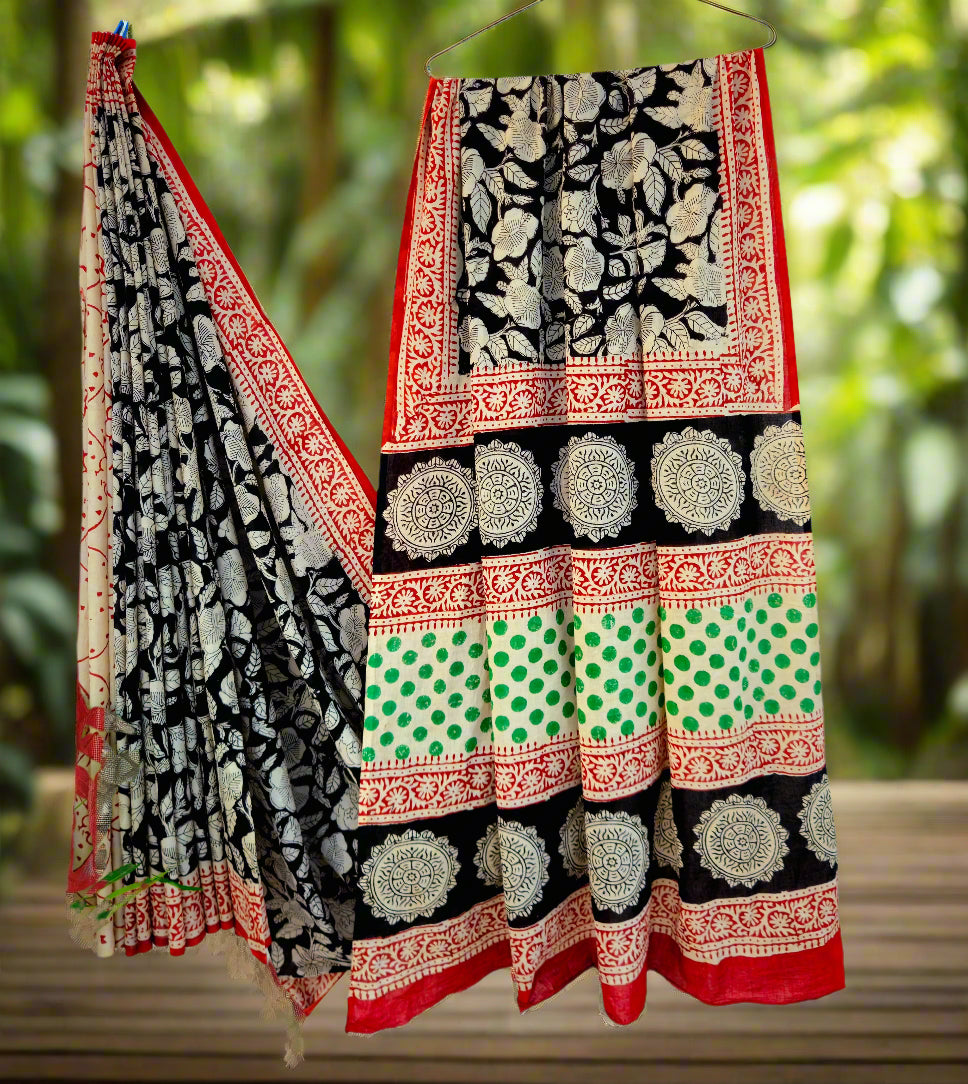 Mulmul Cotton Saree