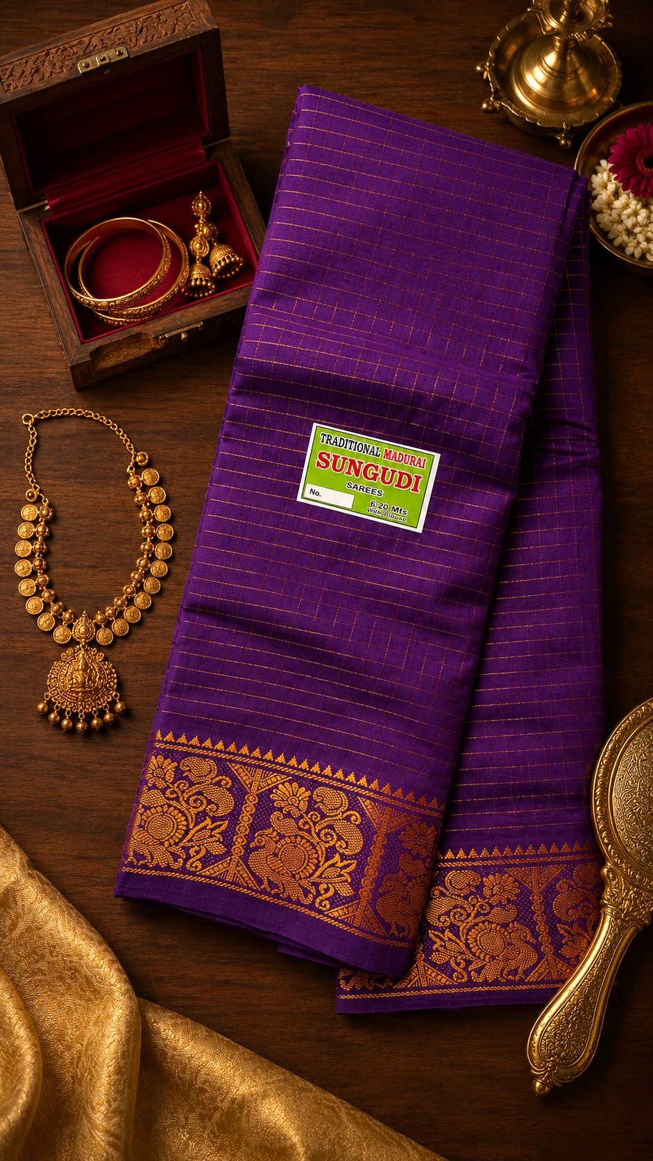 Zari Kattam - Kathiri Purple