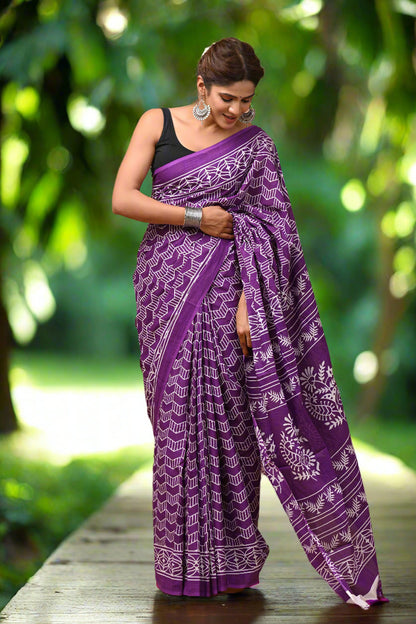 Mulmul Cotton Saree