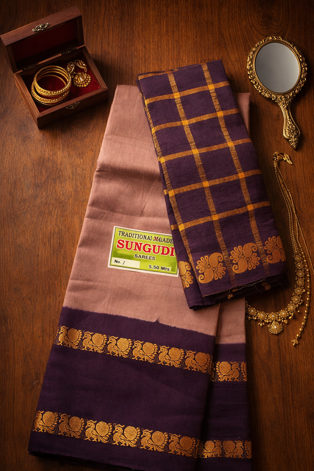 Mayil Plain – Chocolate Brown