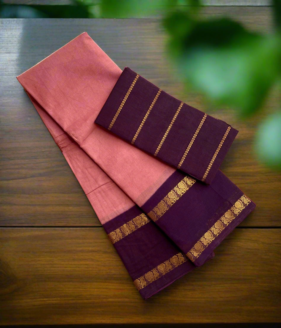 deep plum sungudi